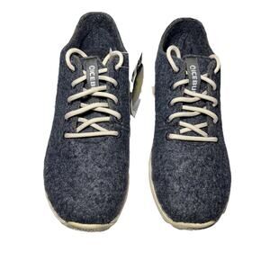 New ICEBUG Eide ReWool Biosole Lace up Shoes sz W 5 Youth 3.5 Blue Gray NWT